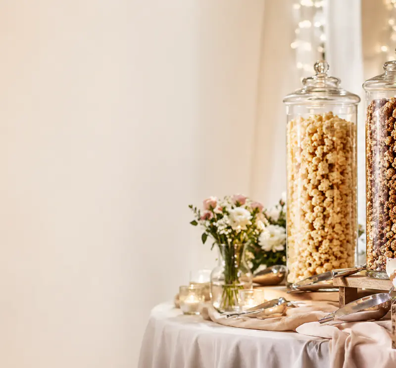 Popcornbar für Hochzeit & Party