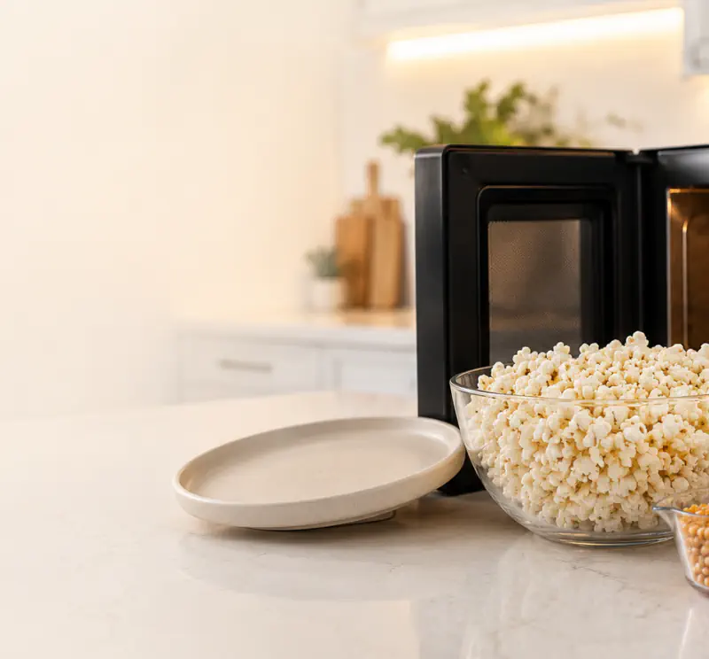 Popcorn in der Mikrowelle