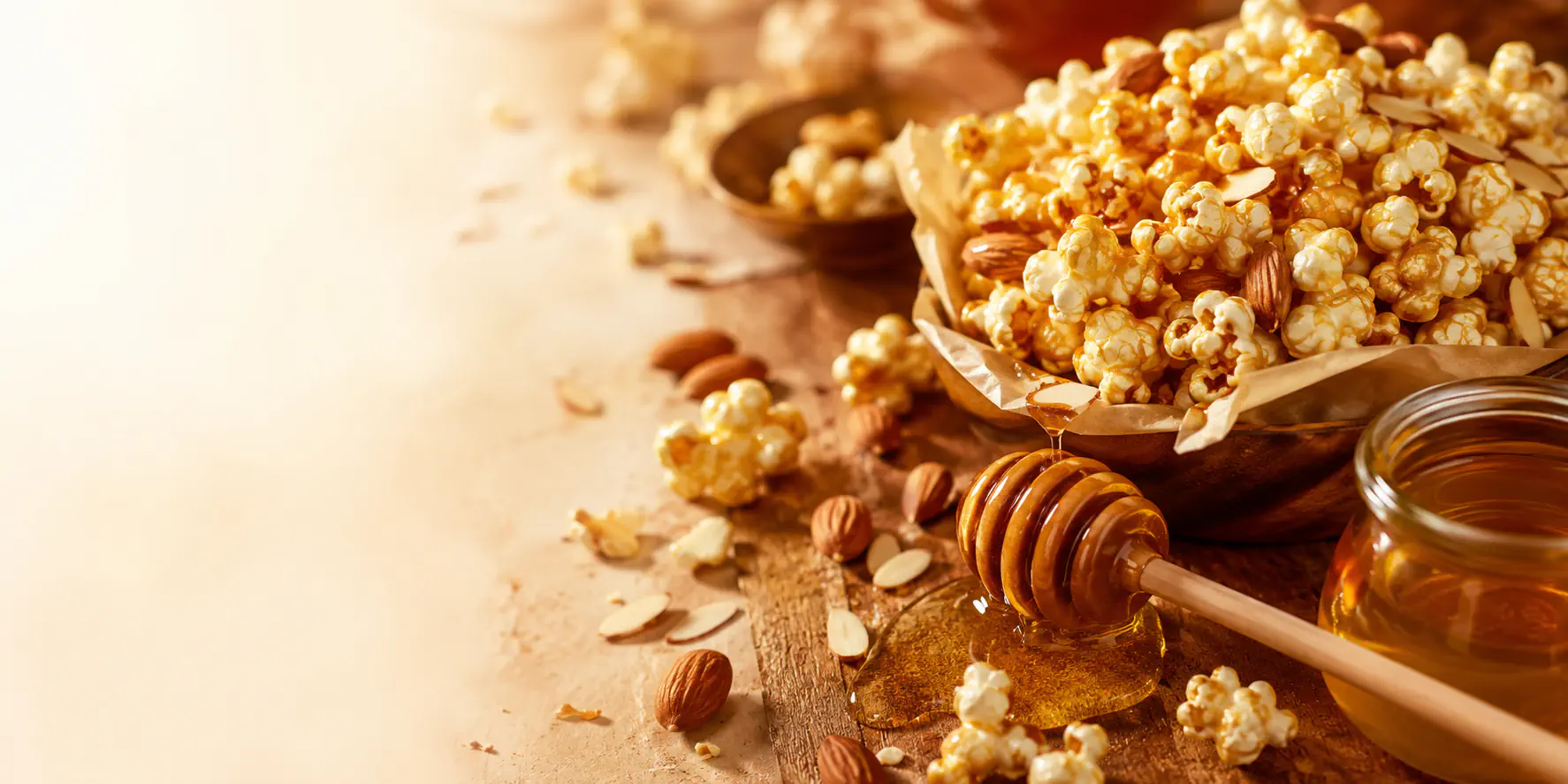 Honig-Mandel-Popcorn