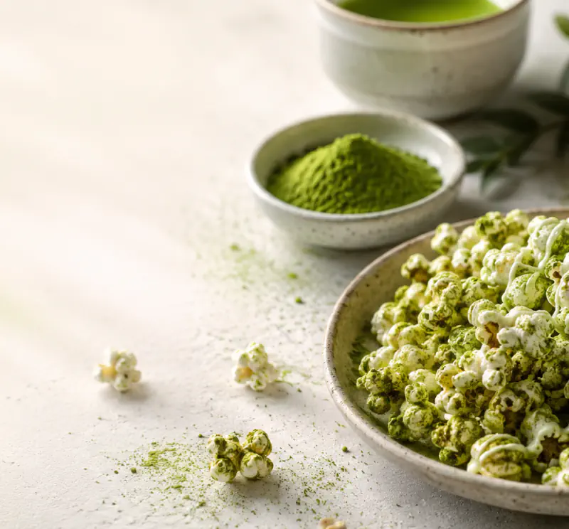 Matcha-Popcorn