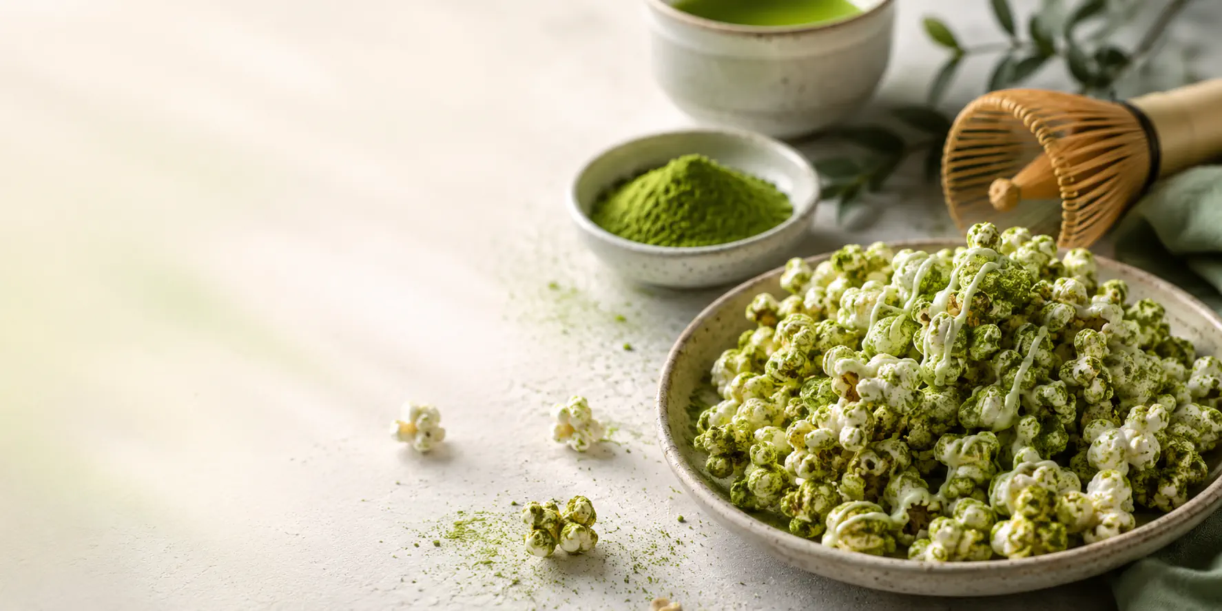 Matcha-Popcorn